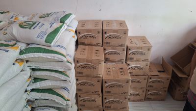 Pemdes Pecarikan Salurkan Bantuan Pangan Kepada 165 KPM untuk Bulan Maret - April 2026