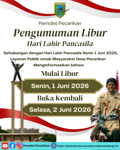 Pelayanan Masyarakat Libur Lahir Pancasila 1 Juni 2026